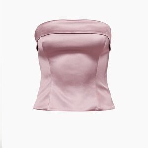 Aritzia Satin Bustier
Strapless satin bustier top